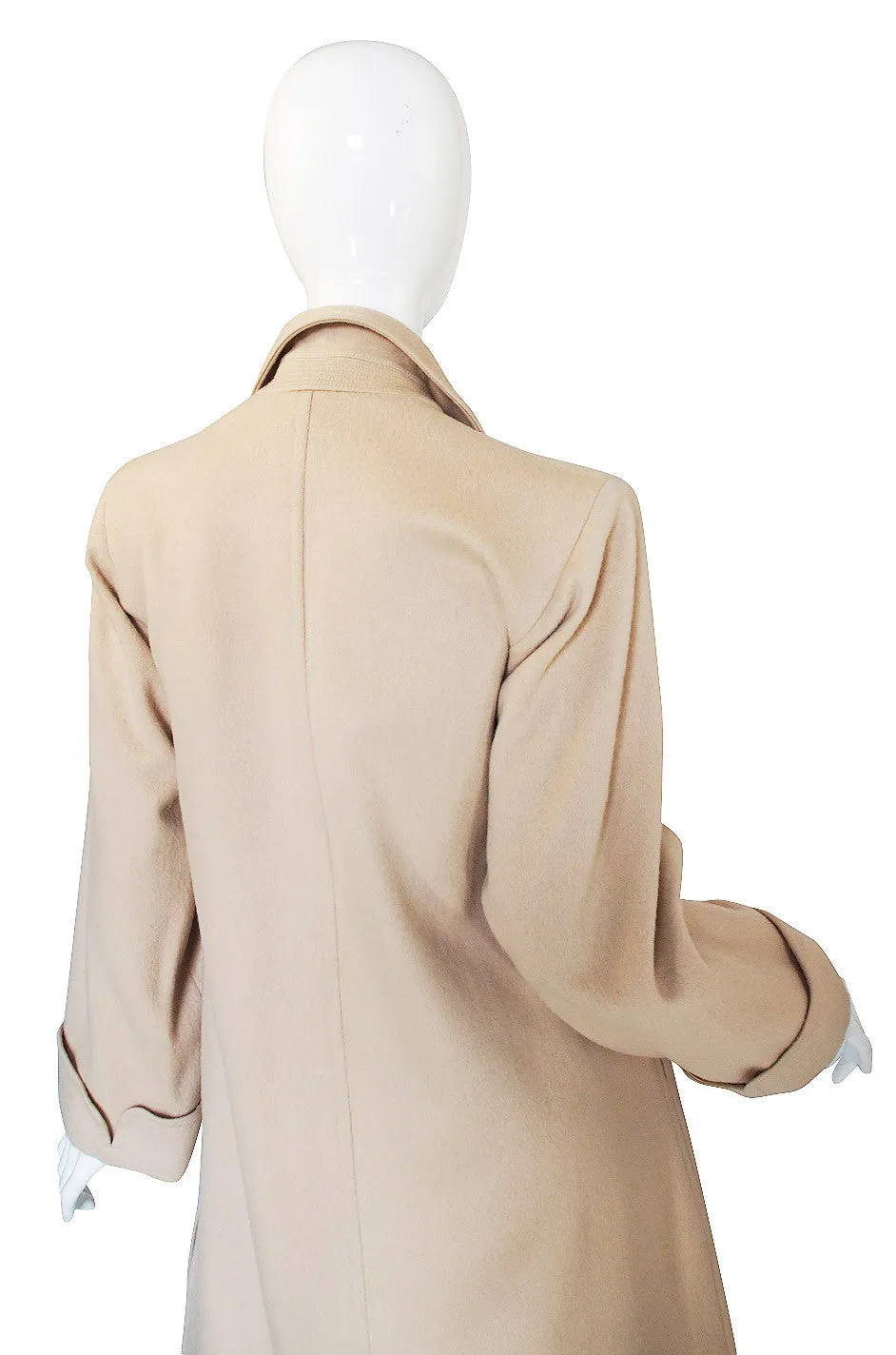 1970s Yves Saint Laurent Cream Coat