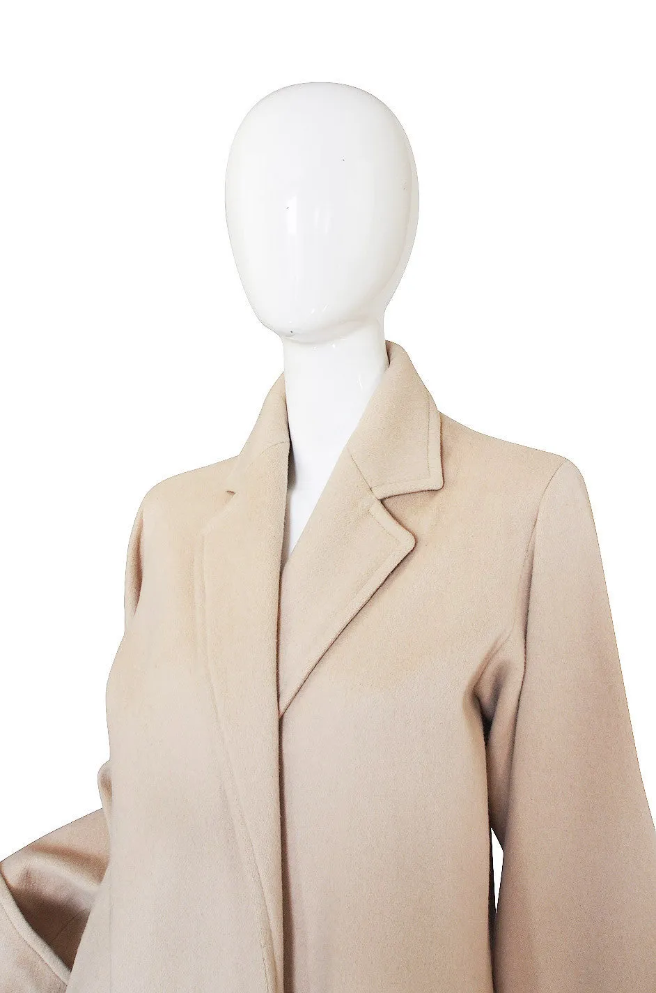 1970s Yves Saint Laurent Cream Coat