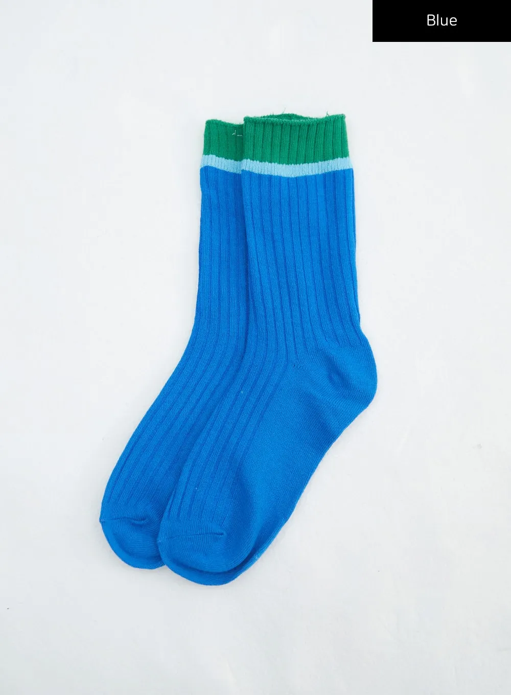 Color Block Knit Socks IN316