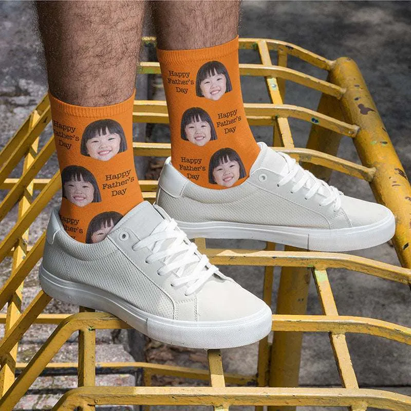 Custom Photo Face Socks