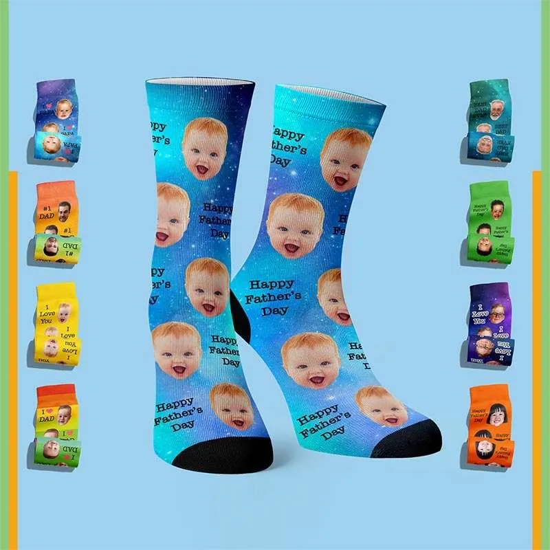 Custom Photo Face Socks