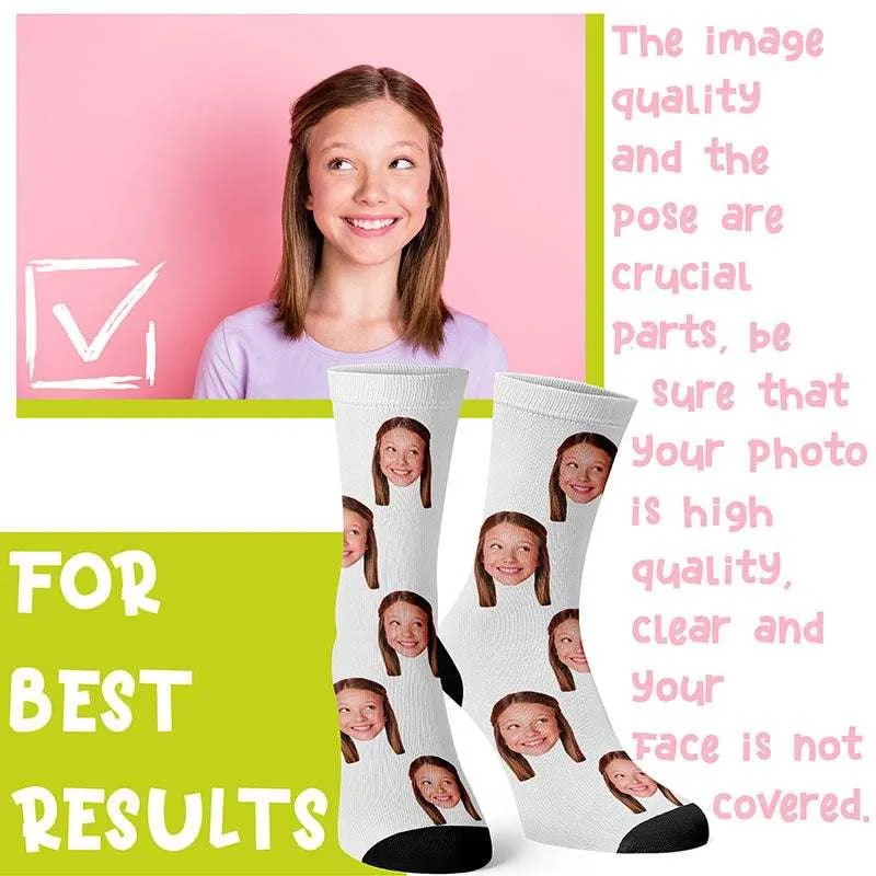 Custom Photo Face Socks