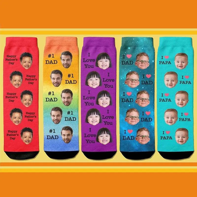 Custom Photo Face Socks
