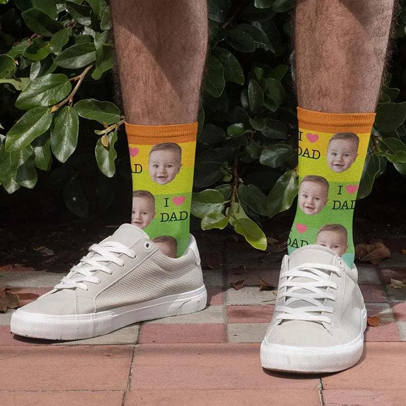 Custom Photo Face Socks