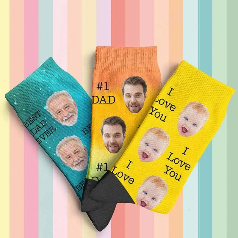 Custom Photo Face Socks