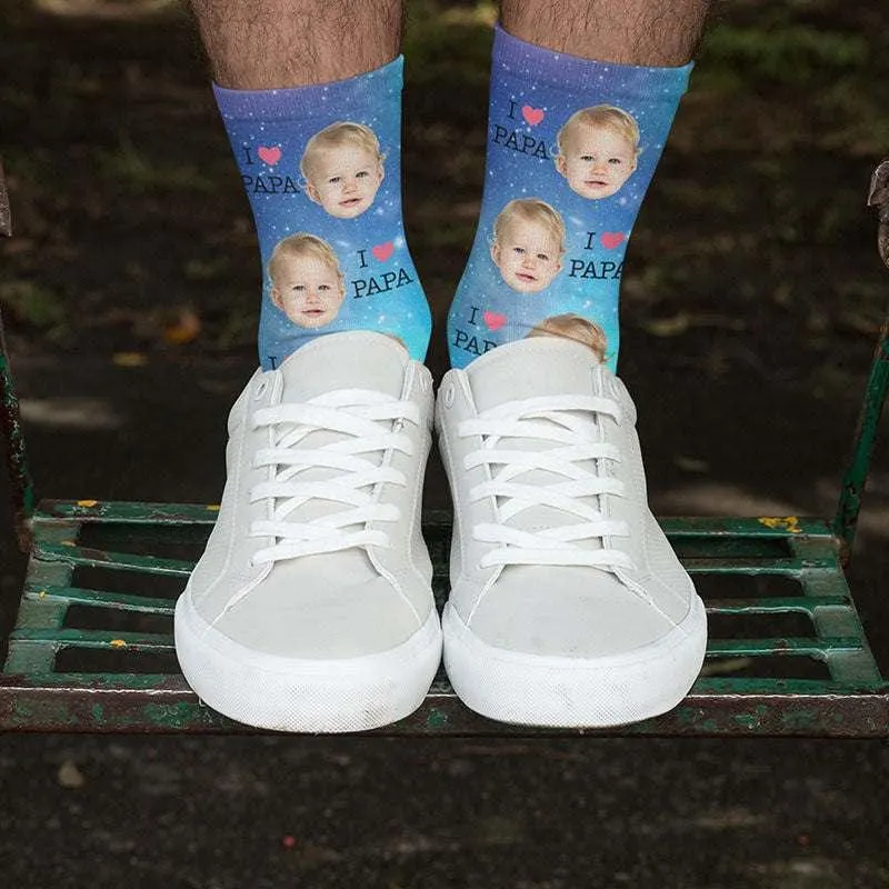 Custom Photo Face Socks