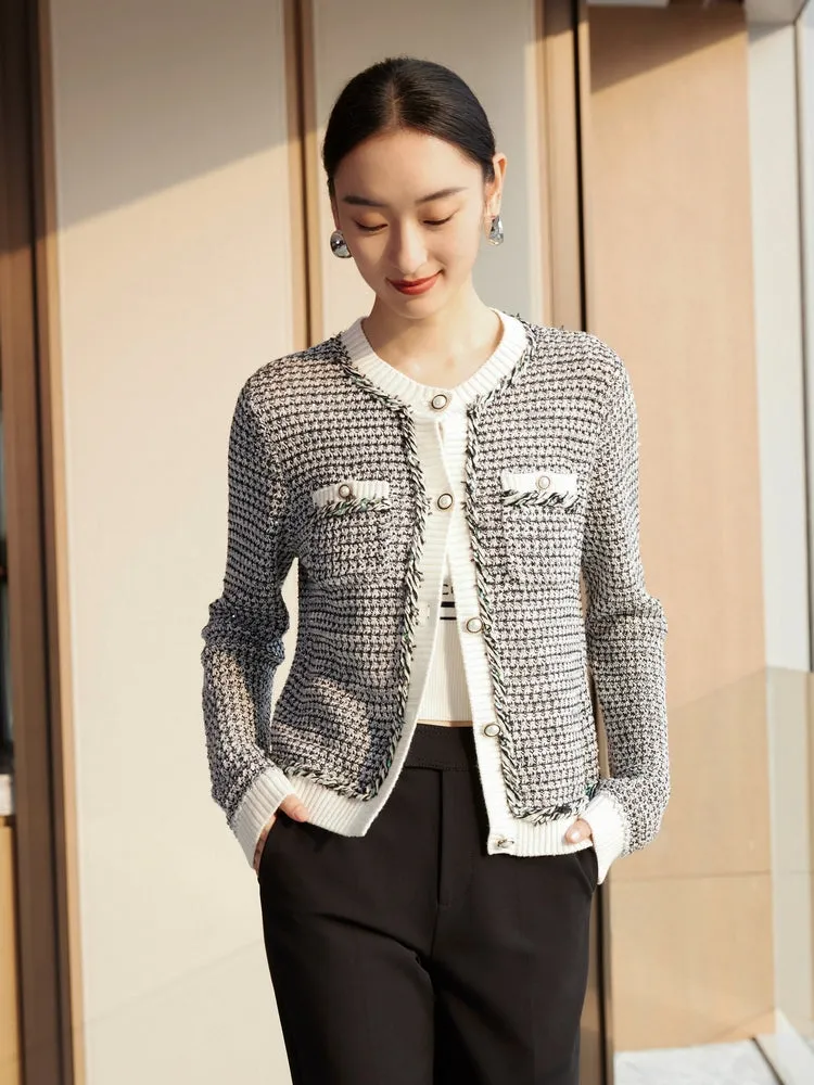 EP YAYING Elegant knitted sweater