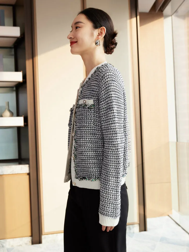 EP YAYING Elegant knitted sweater