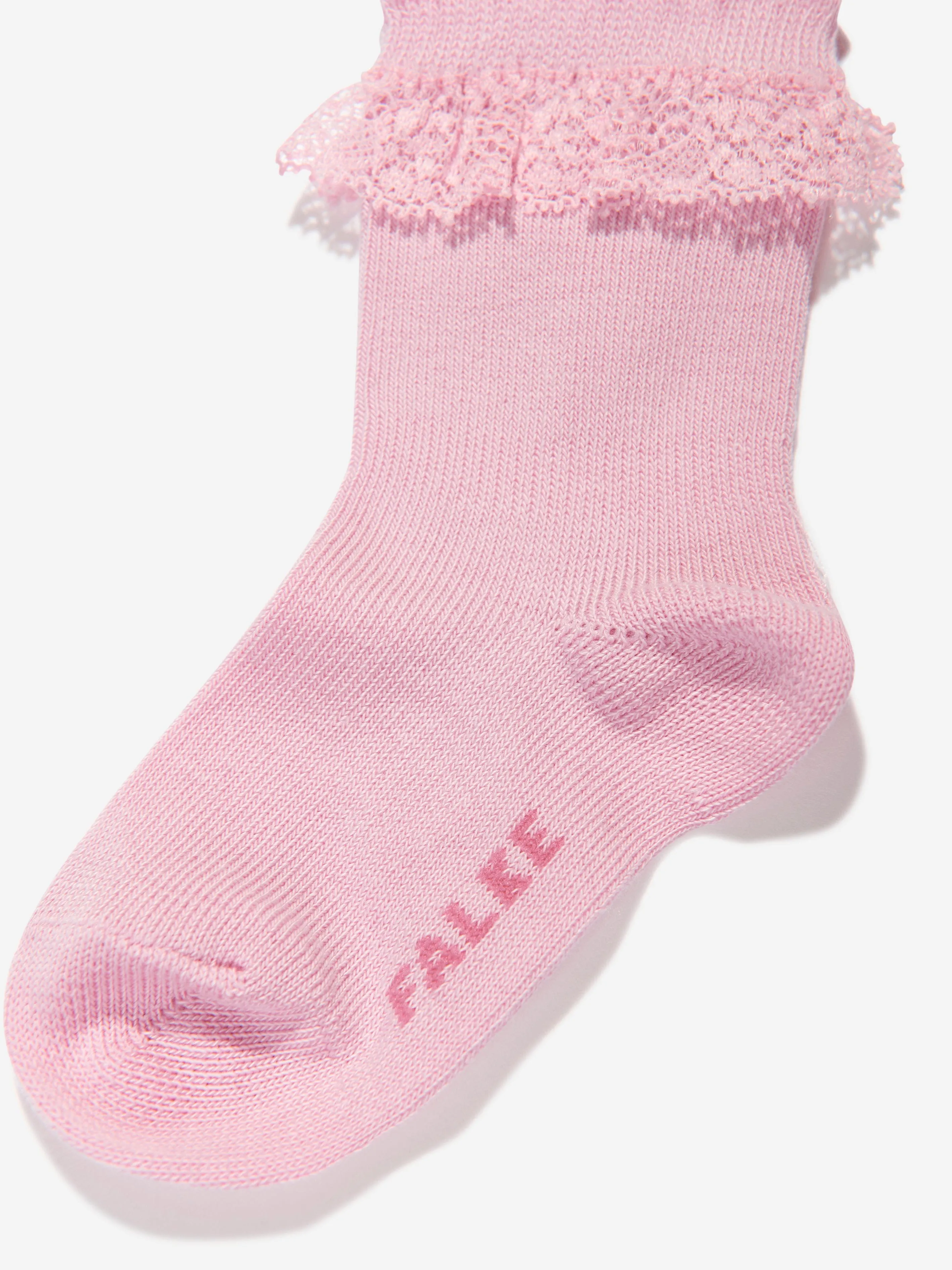 Falke Baby Girls Romantic Lace Socks in Pink