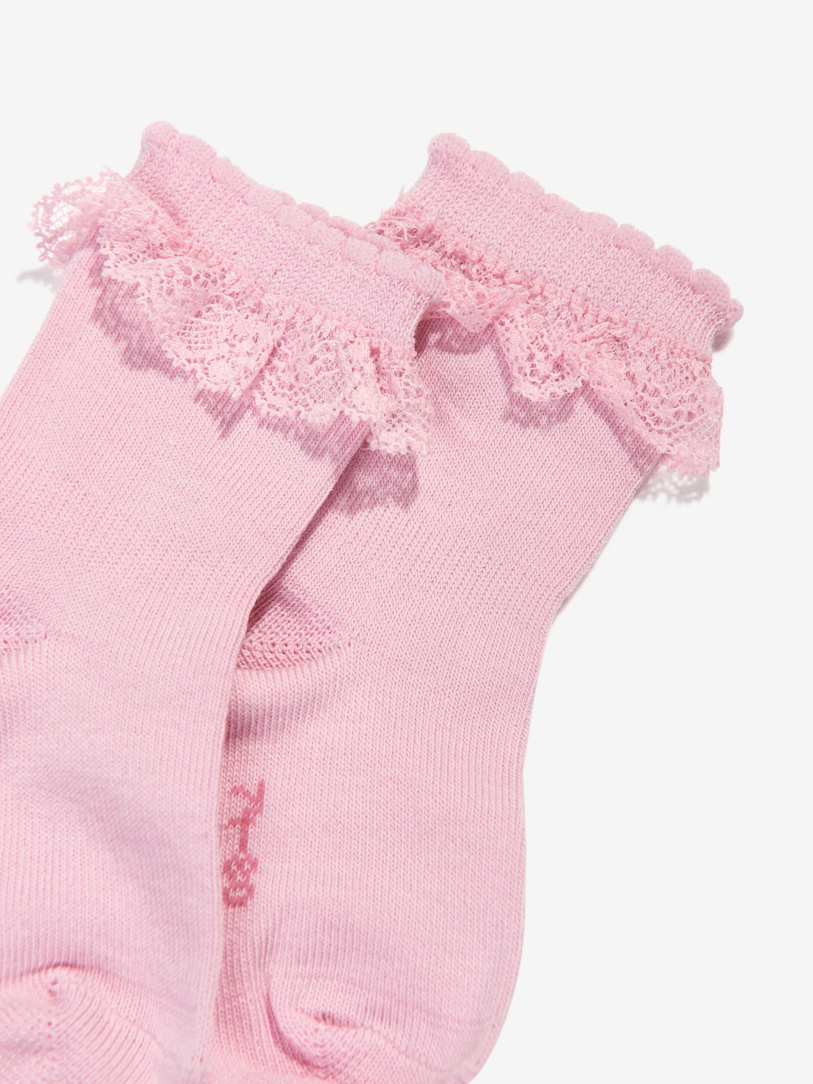 Falke Baby Girls Romantic Lace Socks in Pink