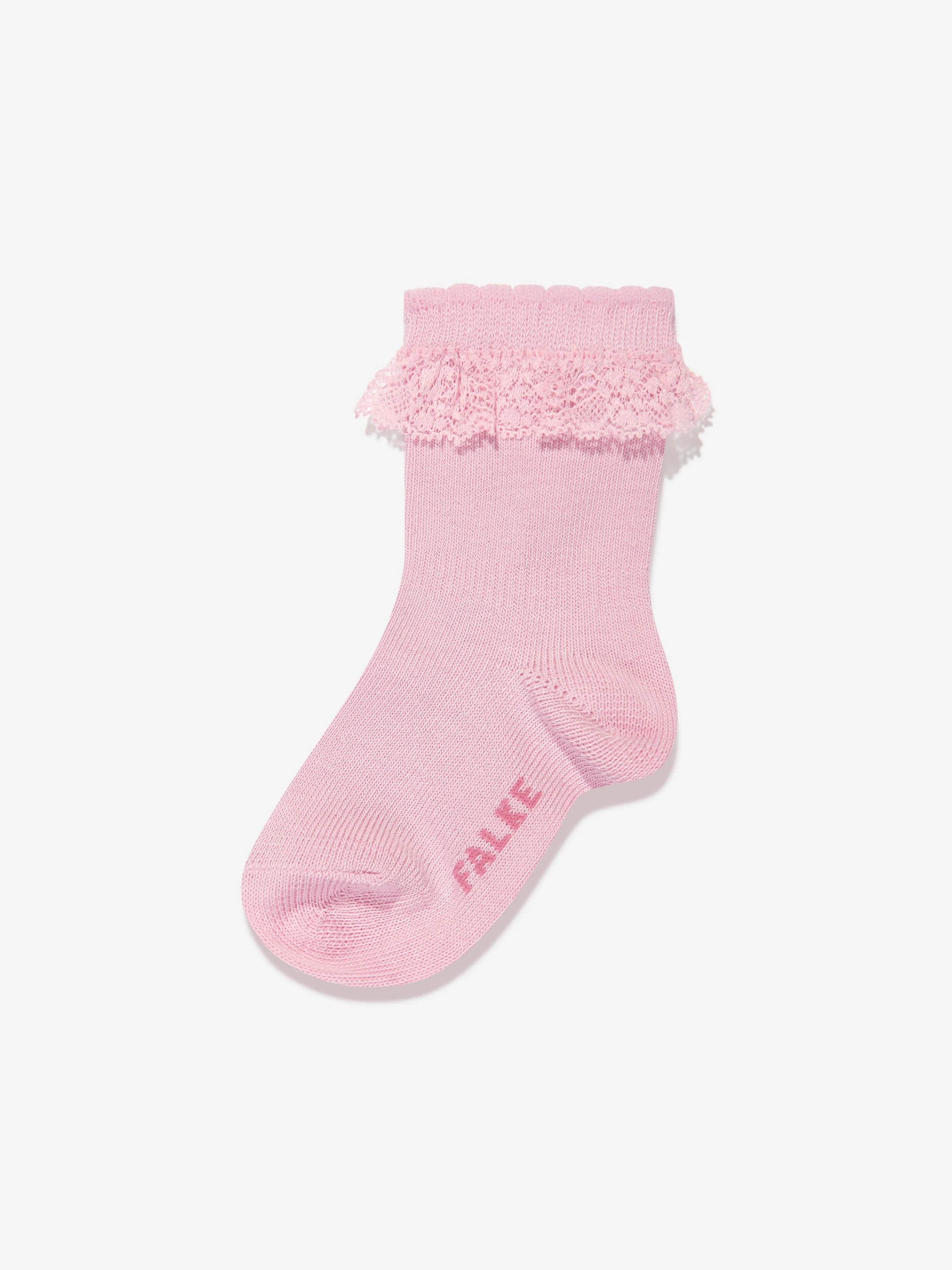 Falke Baby Girls Romantic Lace Socks in Pink