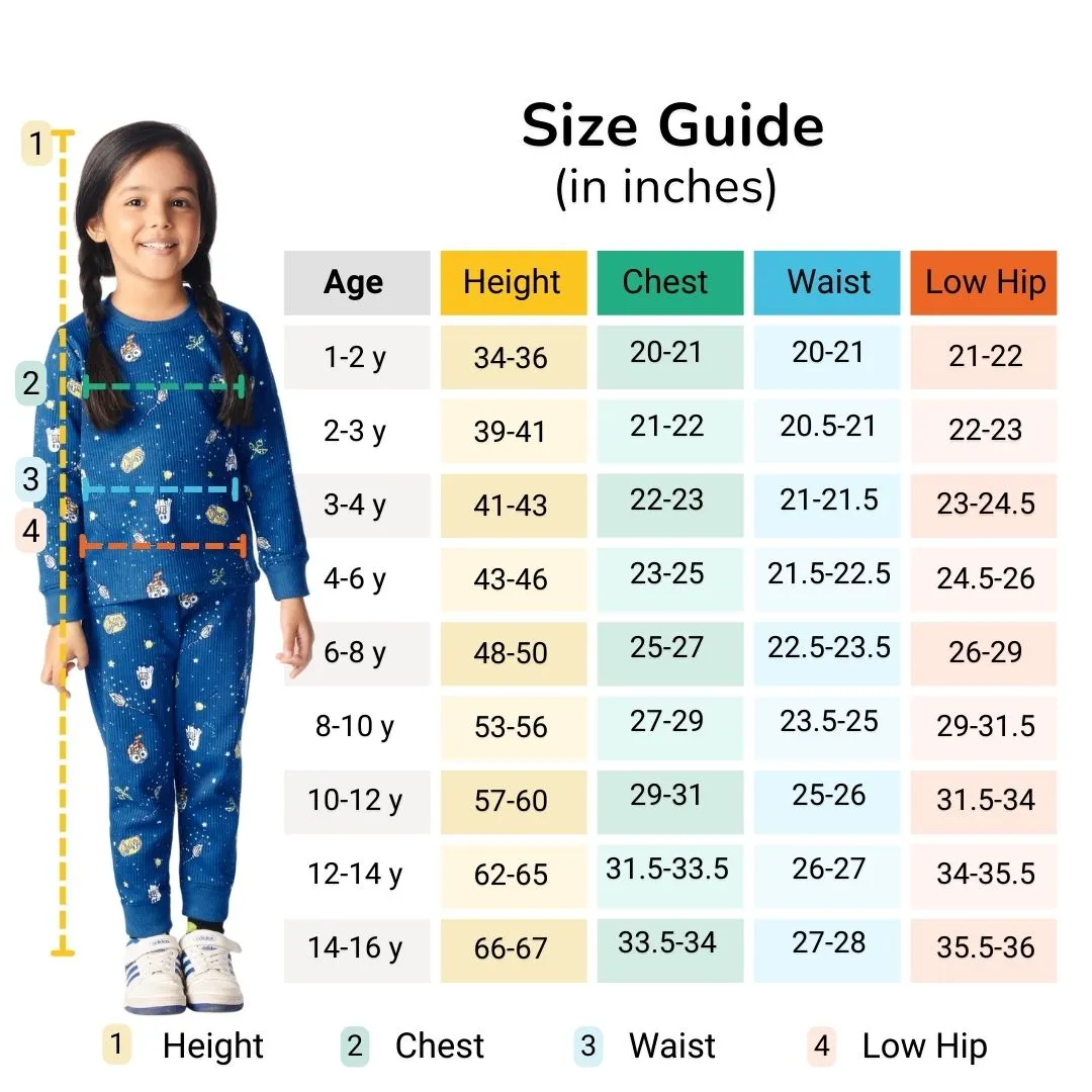 Fluffies Winter Co-ord Set for Girls
