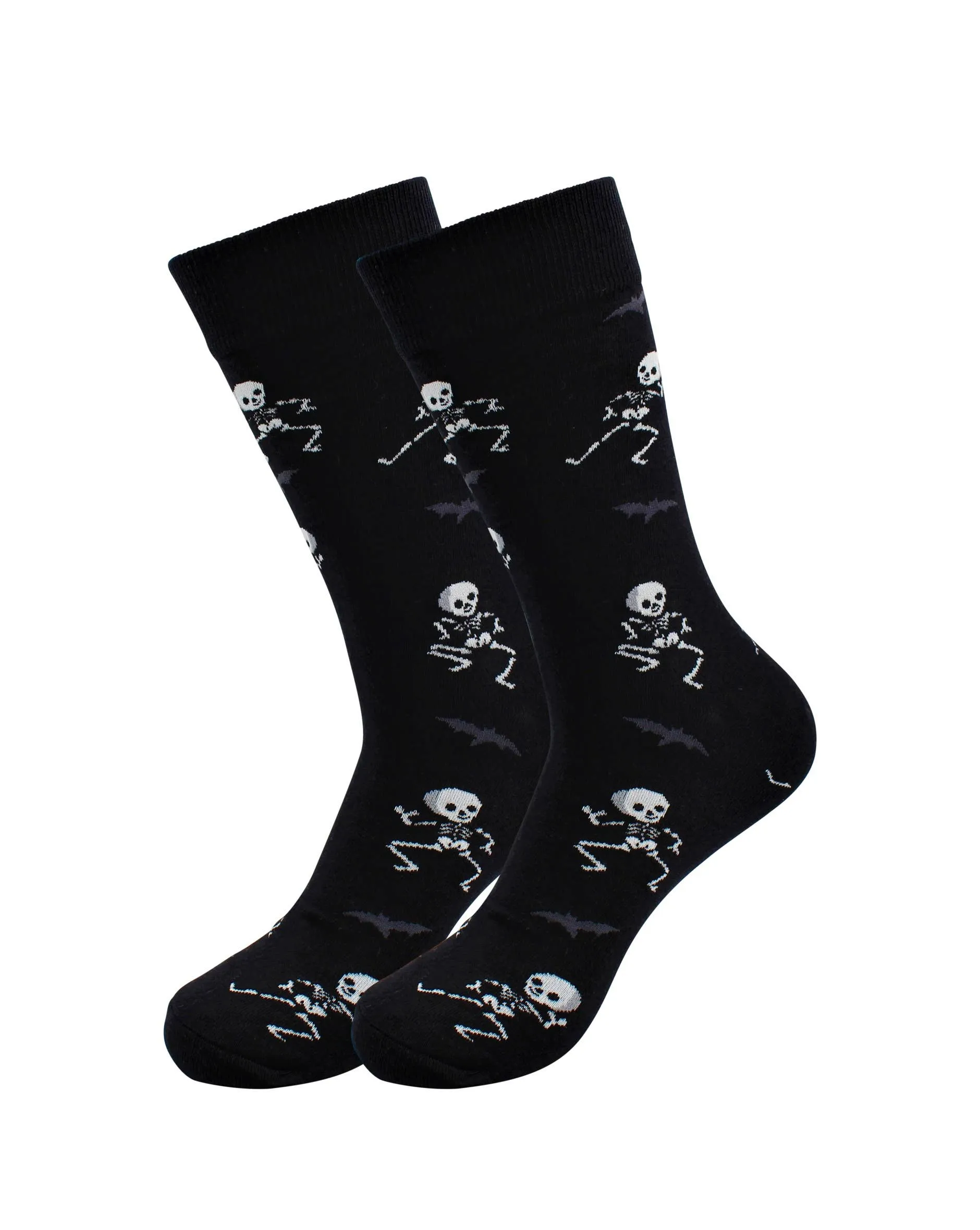 Halloween / Horror Funny Skull Socks - Dancing Skeleton