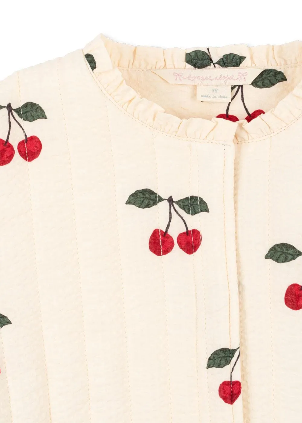 Konges Sløjd - Lunella Quilted Jacket Gots - Ma Grande Cerise