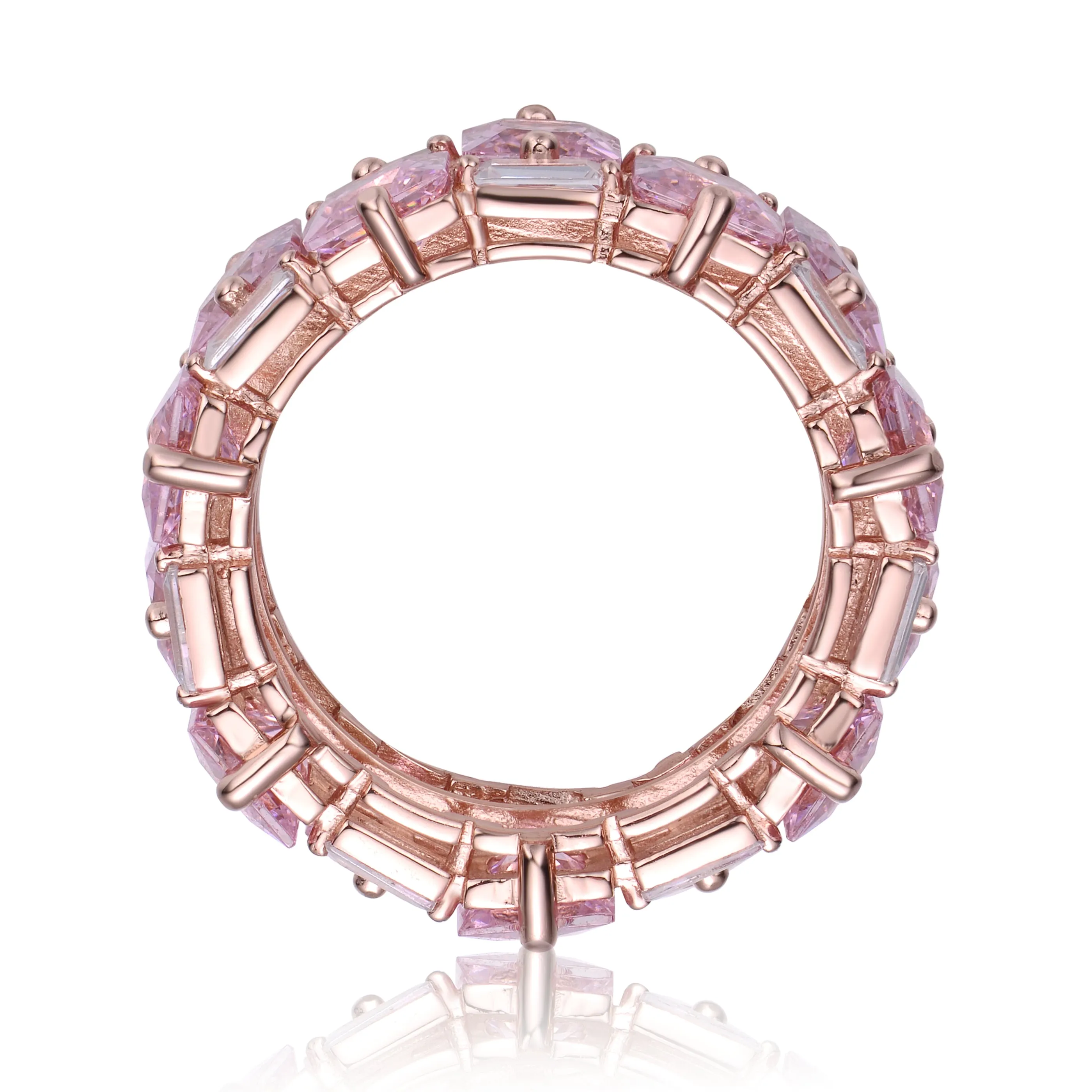 La Scènce Malibu Pink Rose Gold Plated RIng