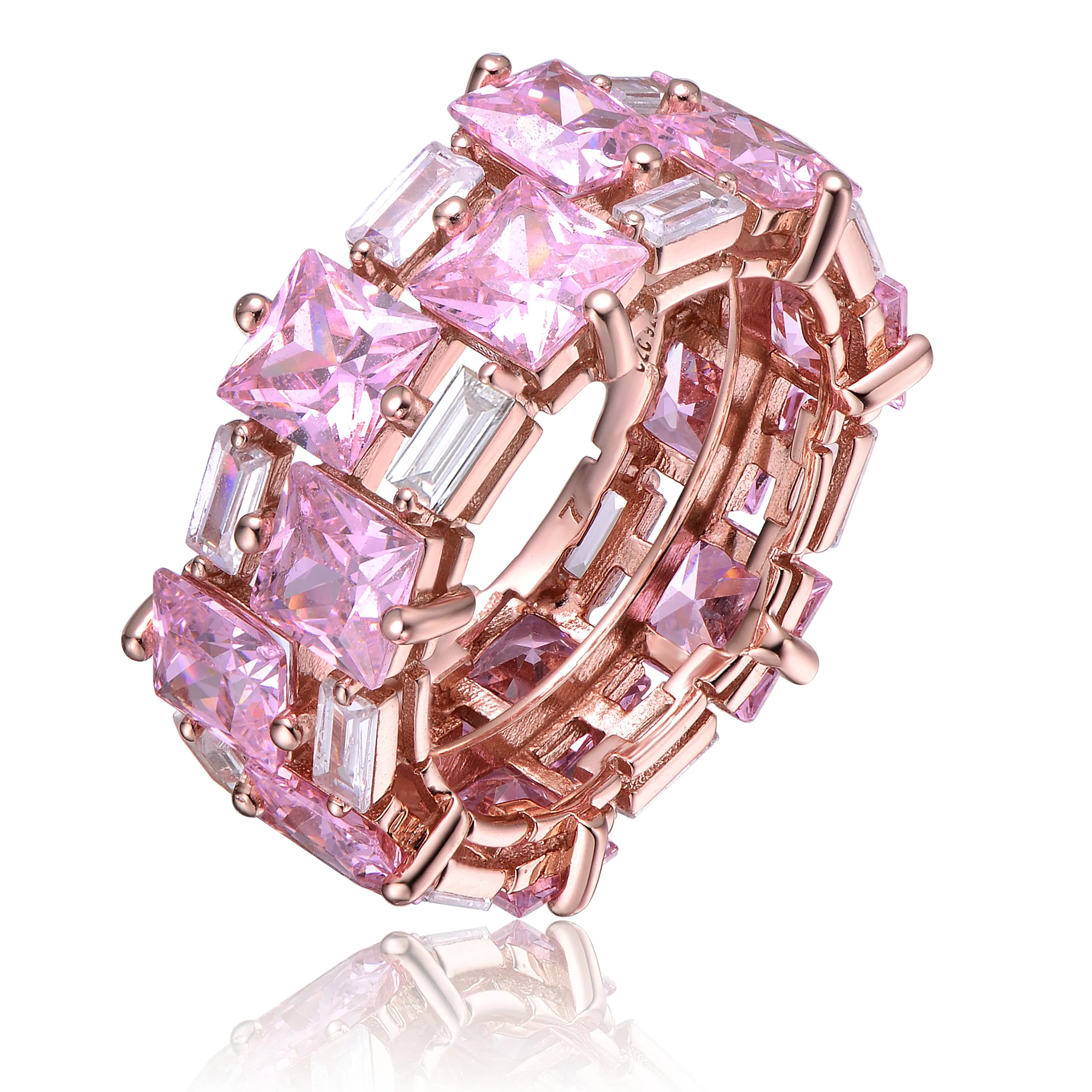 La Scènce Malibu Pink Rose Gold Plated RIng