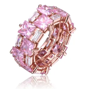 La Scènce Malibu Pink Rose Gold Plated RIng