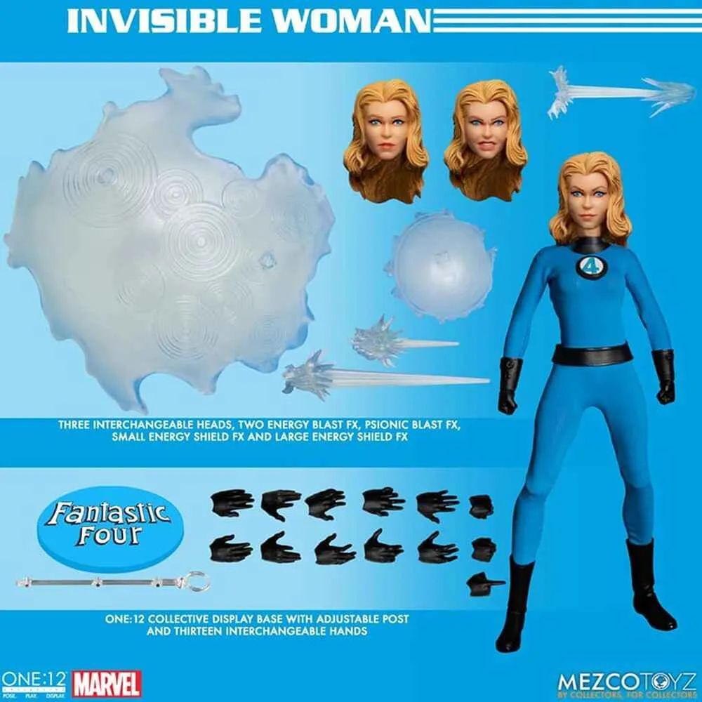 Marvel One-12 Collective Fantastic Four 4-Pack Deluxe Steel Boxed Set 6 Inch Action Figure
