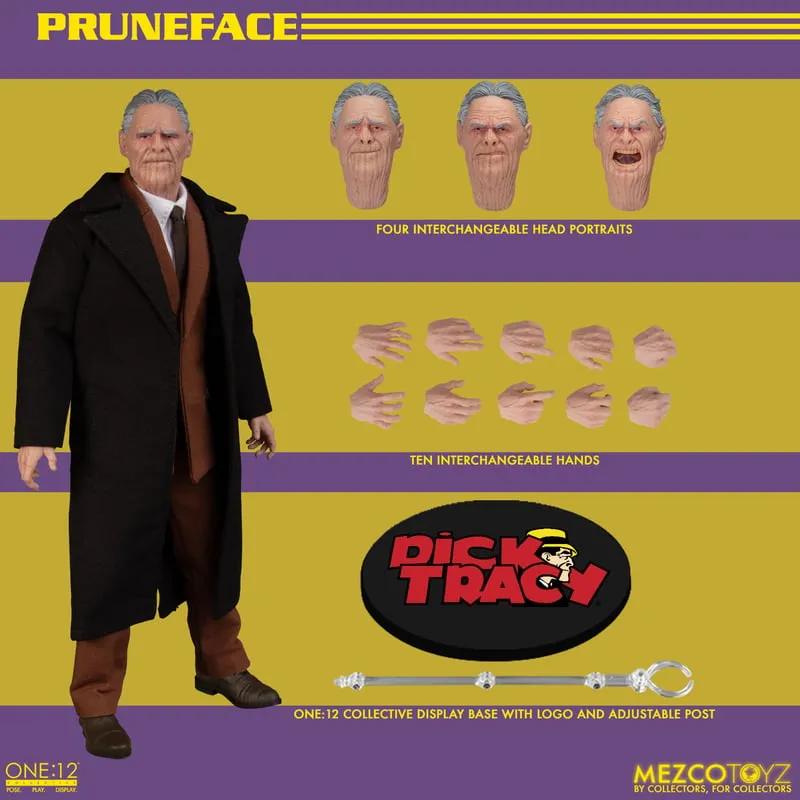 MEZCO One:12 Collective Dick Tracy Pruneface