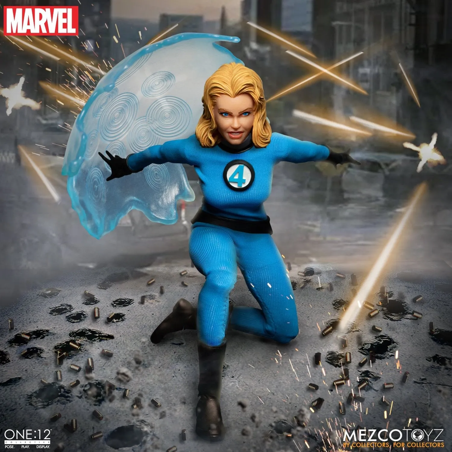 MEZCO One:12 Collective - Fantastic Four Deluxe Steel Boxed Set (4 Pack)