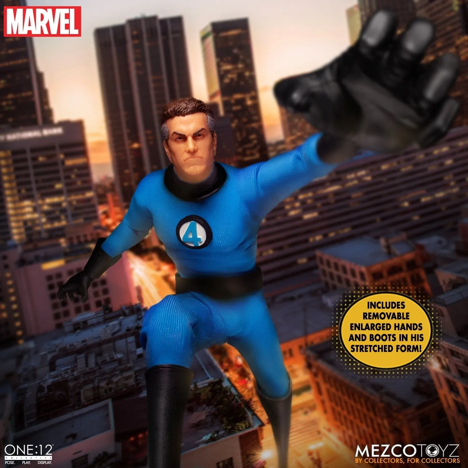 MEZCO One:12 Collective - Fantastic Four Deluxe Steel Boxed Set (4 Pack)