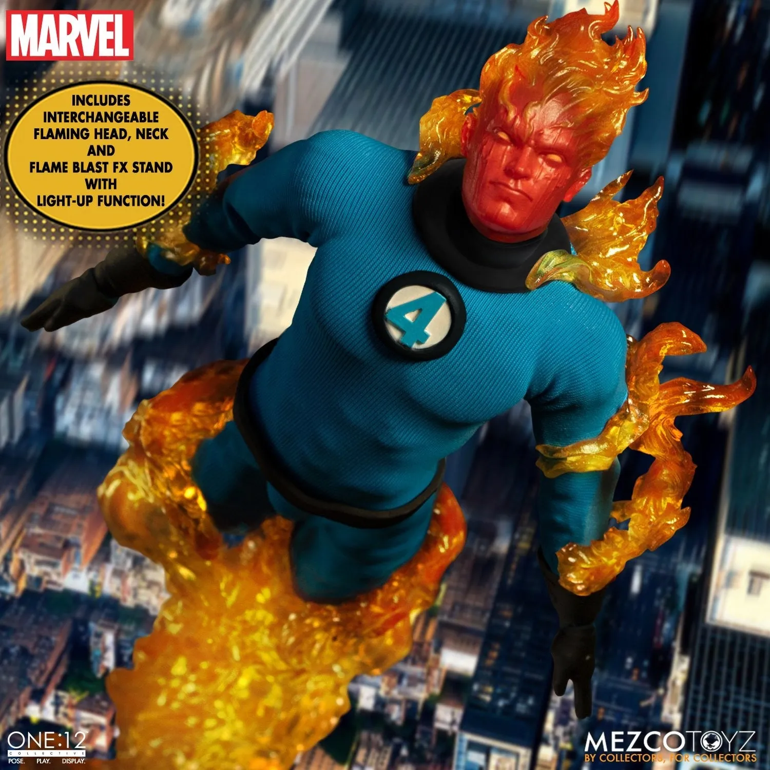 MEZCO One:12 Collective - Fantastic Four Deluxe Steel Boxed Set (4 Pack)