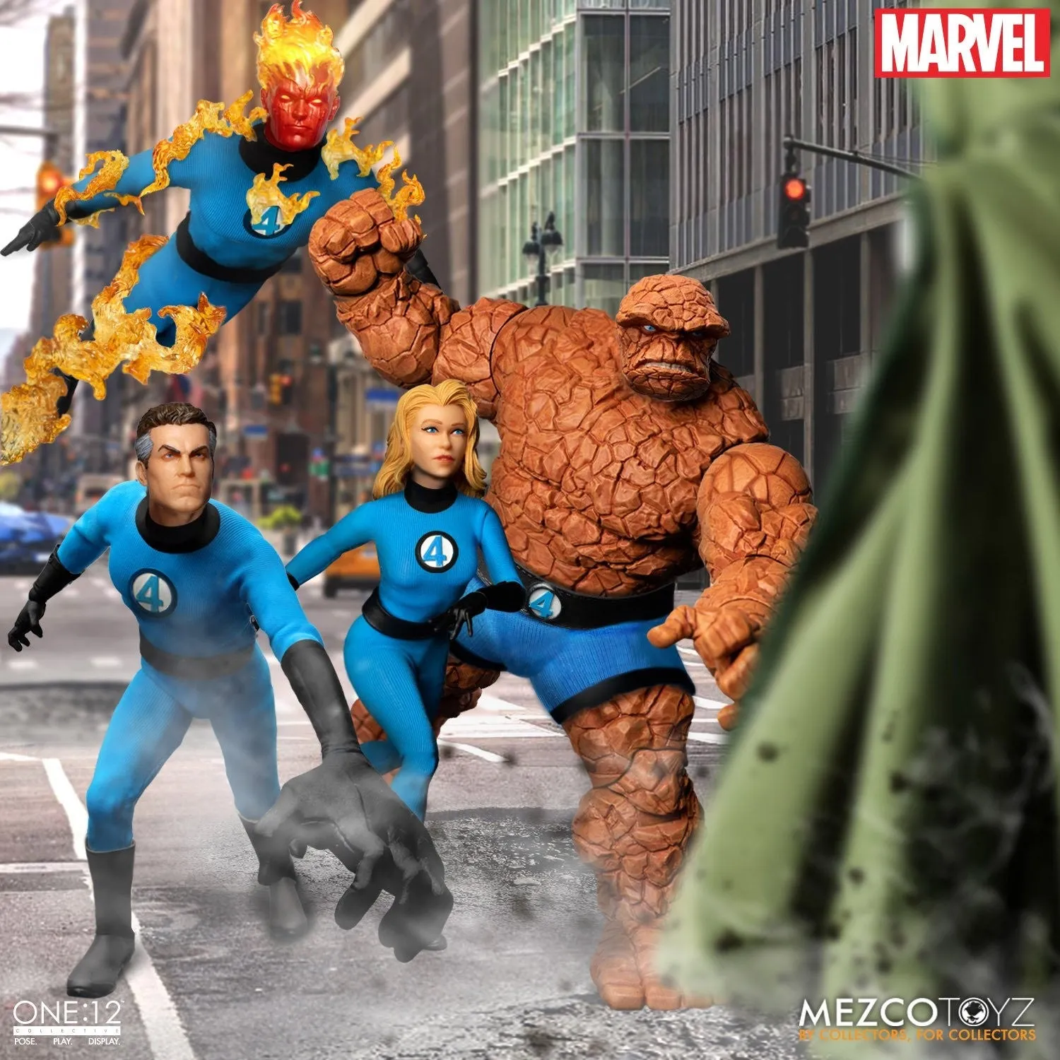 MEZCO One:12 Collective - Fantastic Four Deluxe Steel Boxed Set (4 Pack)