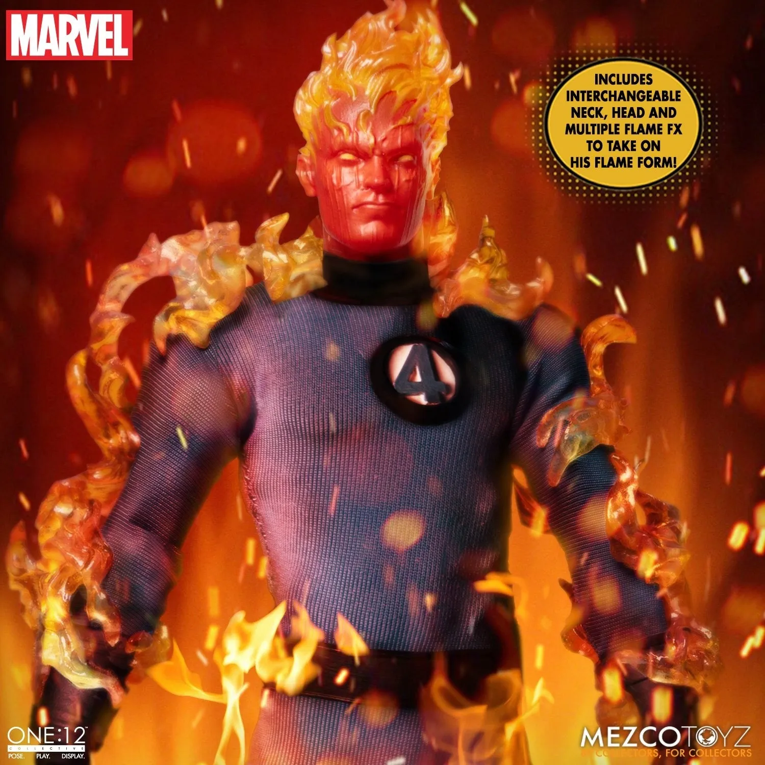 MEZCO One:12 Collective - Fantastic Four Deluxe Steel Boxed Set (4 Pack)