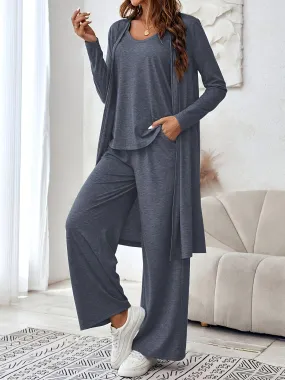 Nieve - Cozy 3-Piece Sweater Set for Women