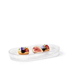 Ogin Glass Oval Platter 28 x 15cm