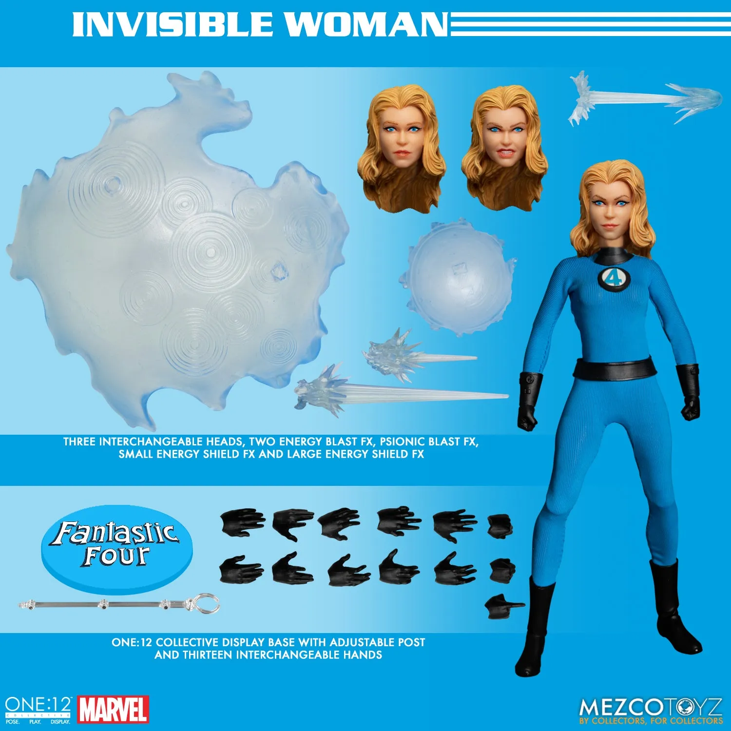 ONE-12 COLLECTIVE MARVEL FANTASTIC FOUR DLX STEEL BOX AF SET