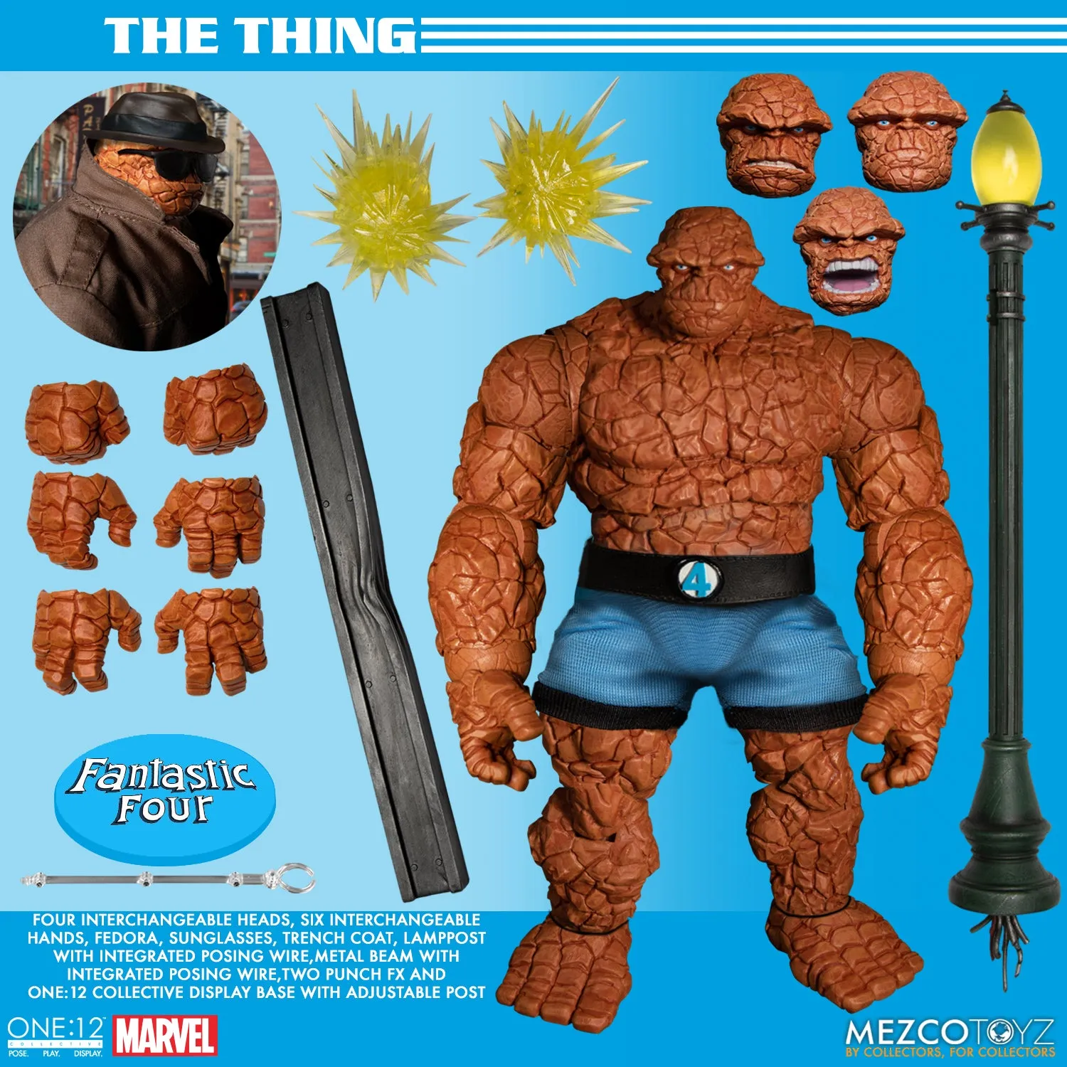 ONE-12 COLLECTIVE MARVEL FANTASTIC FOUR DLX STEEL BOX AF SET