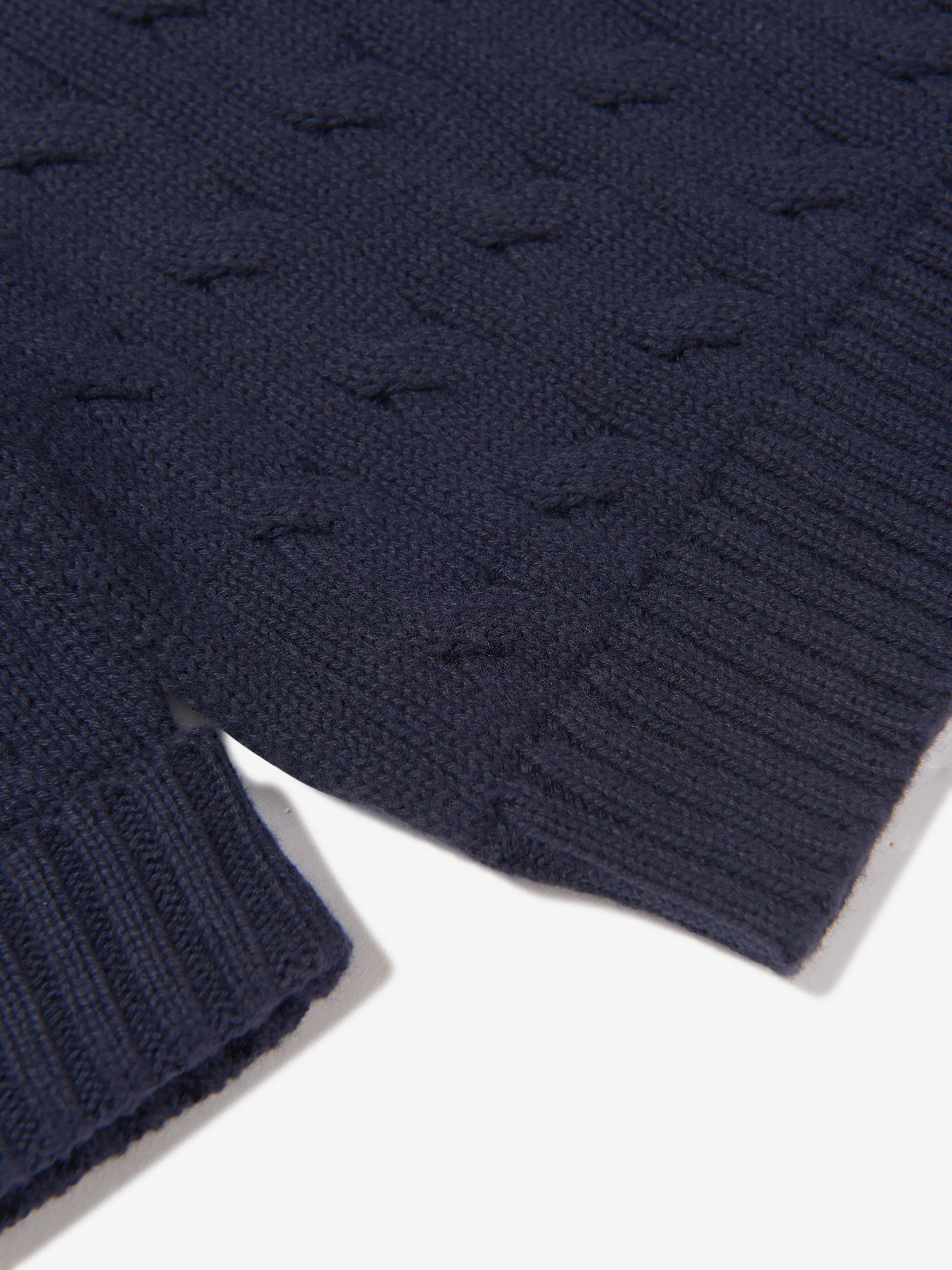 Ralph Lauren Baby Boys Cable Knit Sweater in Navy