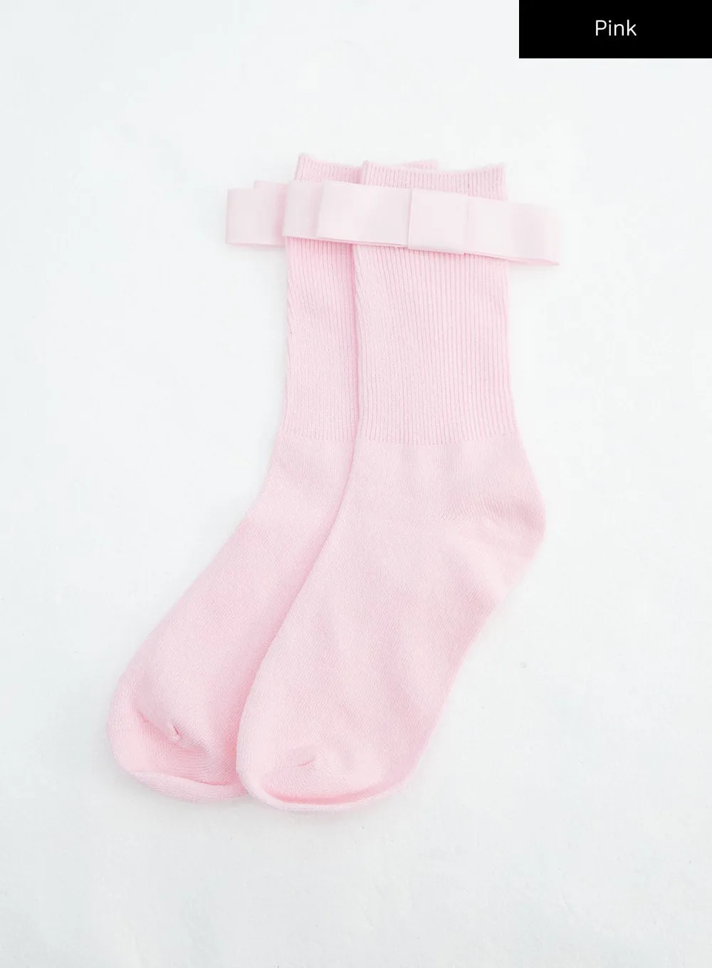 Ribbed Ribbon Socks IN316