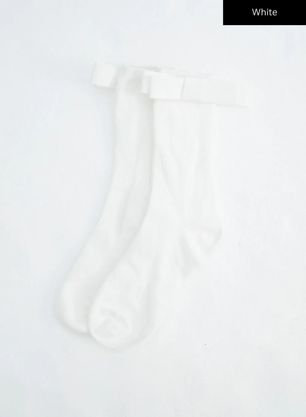 Ribbed Ribbon Socks IN316