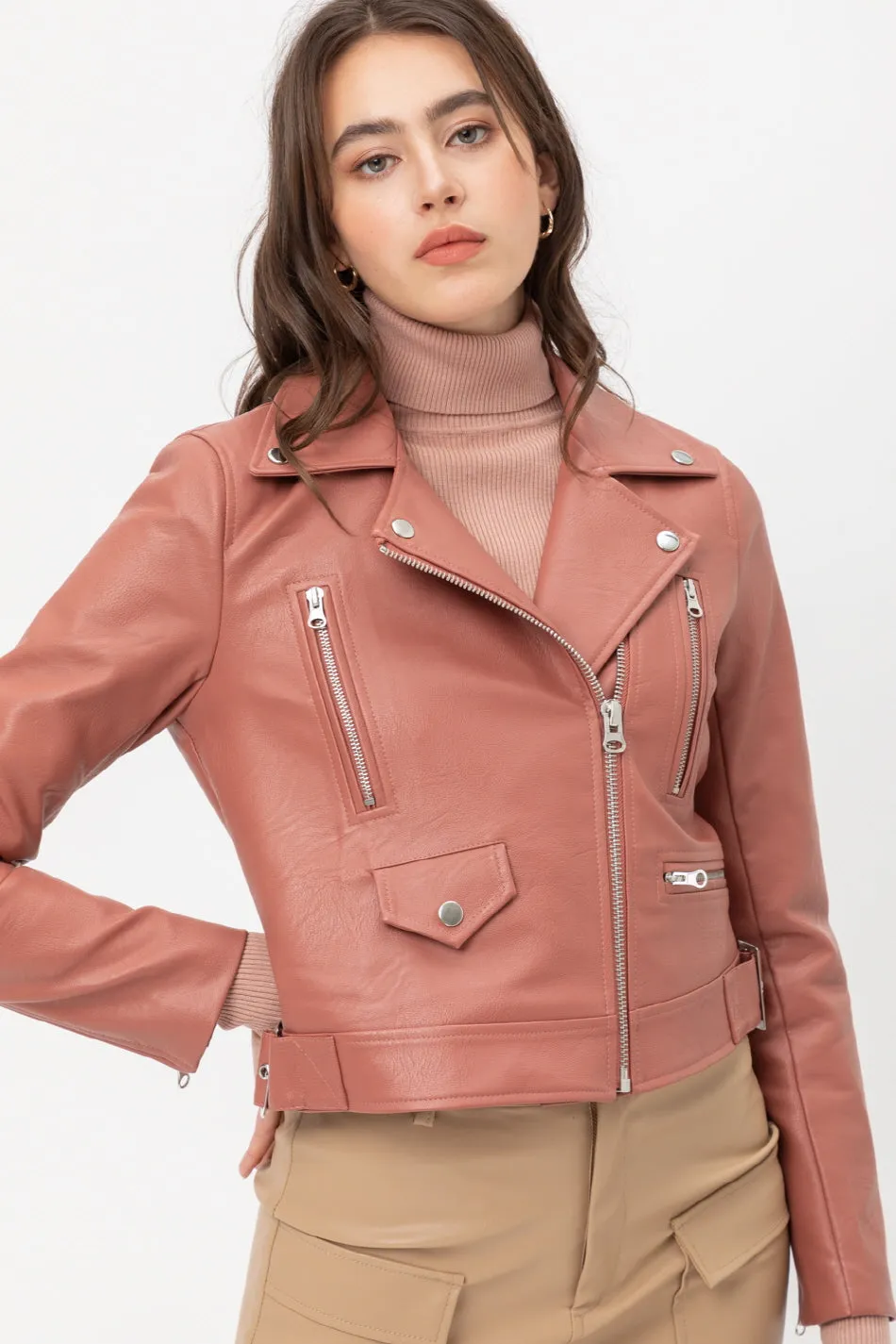 Rose Moto Jacket