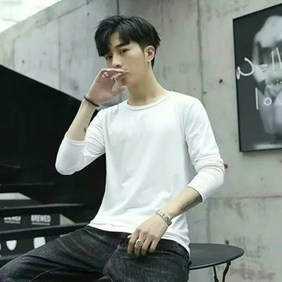 Round Neck Sweater Men Autumn and Winter New New Arrival Trendy Loose and Idle Outer Wear Inner Wear Thermal Knitting Bottoming Shirt