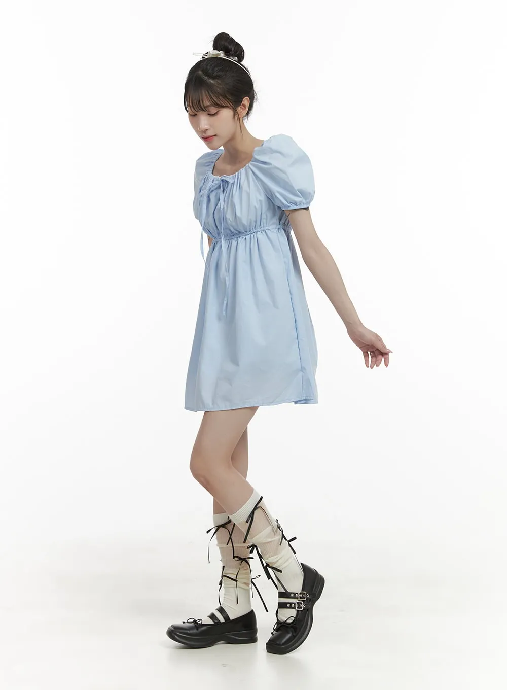 Sheer Ribbon Socks OA425