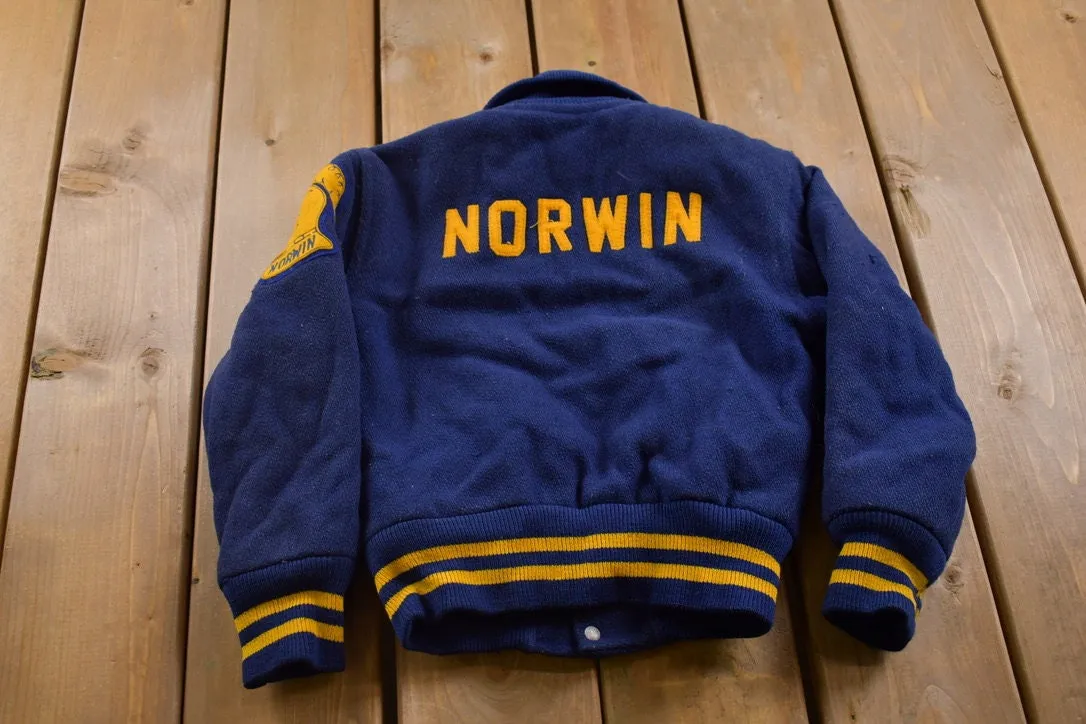 Vintage 1990s Norwin Knights Youth Size Varsity Jacket