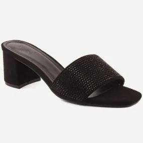 Women "Zoey" comfy slipon block heel sandals